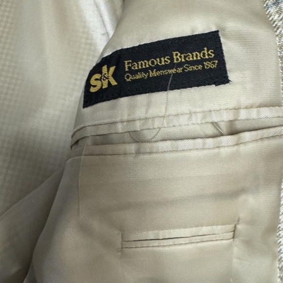 Daniel Gray, Men’s, Dress Blayse Jacket Silk, Beige, Sz 42 L, Redfish Jacket.! - Picture 6 of 11